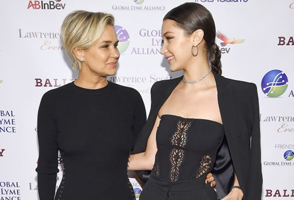 Yolanda Hadid-Bella Hadid

